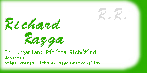 richard razga business card